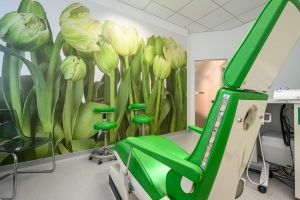 Zahnarztpraxis Juliusstrasse Wolfenbüttel - Behandlungsraum grün